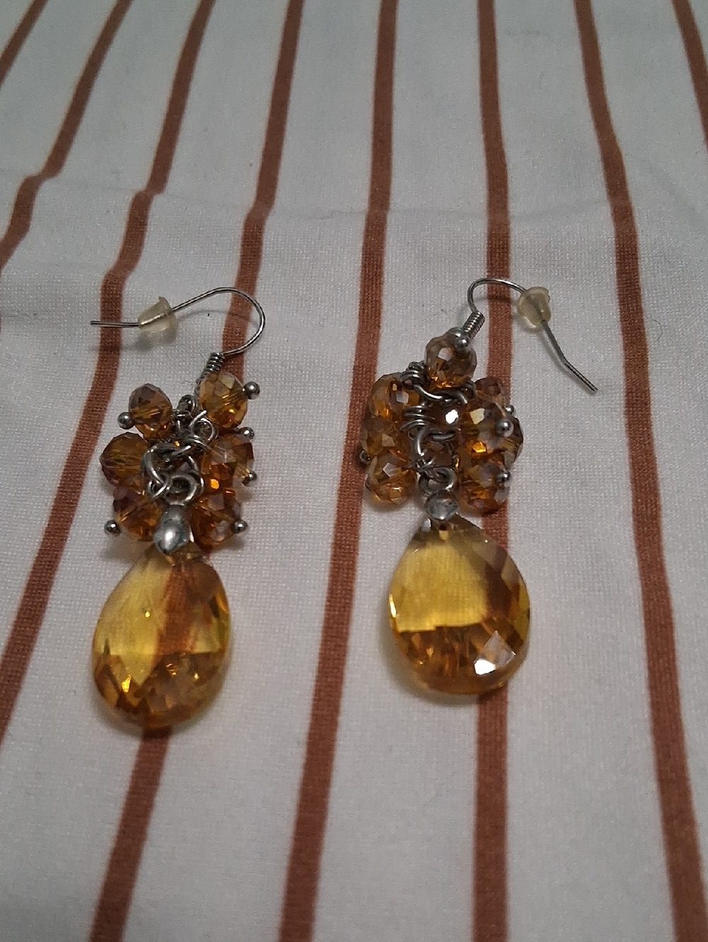 Amber Artisan Earrings